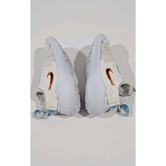 Nike flex runner toddler girl boy size 8c white blue - Picture 7 of 9